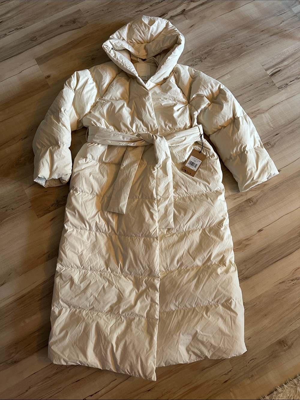 The North Face TNF x Skims Nup Parka in Bone